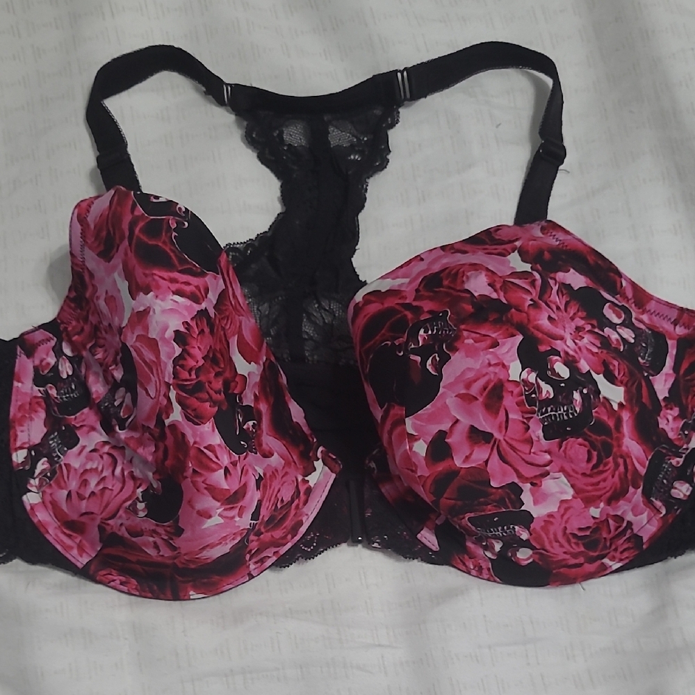 Torrid Bra - Pink & Black